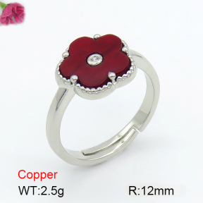 Resin  Fashion Copper Ring  F7R400377ablb-G030
