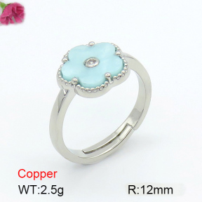 Resin  Fashion Copper Ring  F7R400378ablb-G030