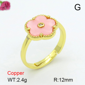 Resin  Fashion Copper Ring  F7R400383ablb-G030
