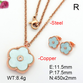 Resin  Fashion Copper Sets  F7S001020bhbl-G030