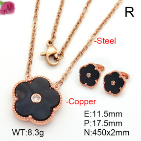 Resin  Fashion Copper Sets  F7S001023bhbl-G030