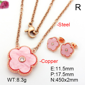 Resin  Fashion Copper Sets  F7S001024bhbl-G030