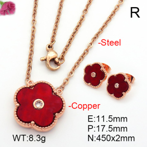 Resin  Fashion Copper Sets  F7S001027bhbl-G030