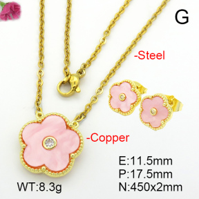 Resin  Fashion Copper Sets  F7S001031bhbl-G030