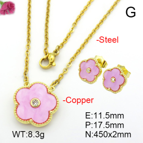 Resin  Fashion Copper Sets  F7S001034bhbl-G030