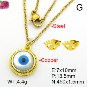 Shell  Fashion Copper Sets  F7S001058baka-G030