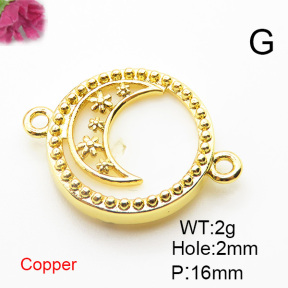 Fashion Copper Links Connectors  XFL01894aajl-L024