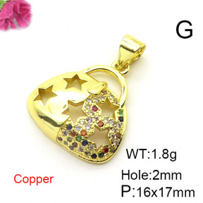 Fashion Copper Pendant  XFPC03094avja-L024