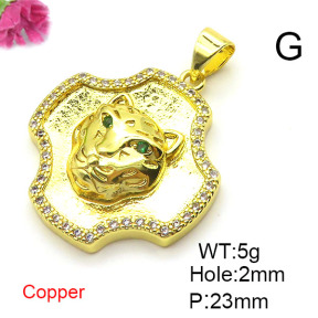 Fashion Copper Pendant  XFPC03136baka-L024