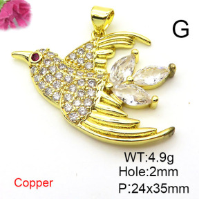 Fashion Copper Pendant  XFPC03145ablb-L024