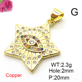 Fashion Copper Pendant  XFPC03168aajl-L024