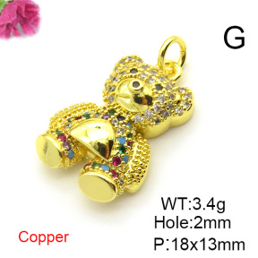 Fashion Copper Pendant  XFPC03176aajl-L024