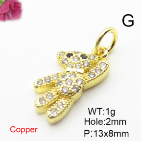 Fashion Copper Pendant  XFPC03194avja-L024