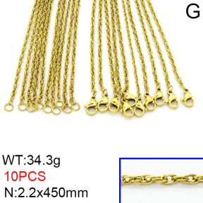 Stainless Steel Necklace  2N2000449vila-643