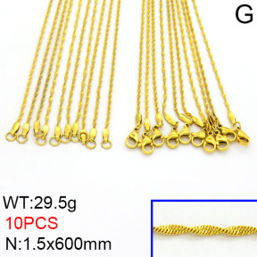 Stainless Steel Necklace  2N2000451ajlv-643