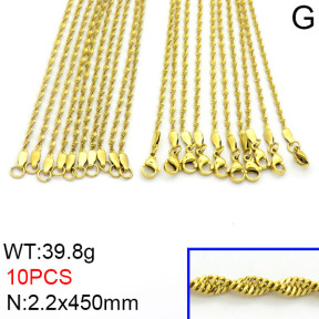 Stainless Steel Necklace  2N2000453aiov-643
