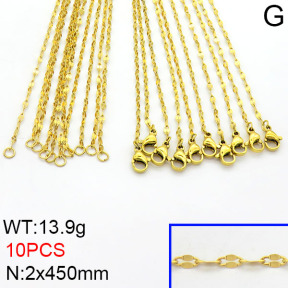 Stainless Steel Necklace  2N2000455vhnv-643