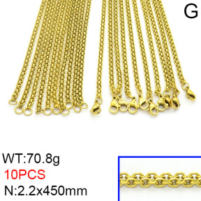 Stainless Steel Necklace  2N2000458ajvb-643