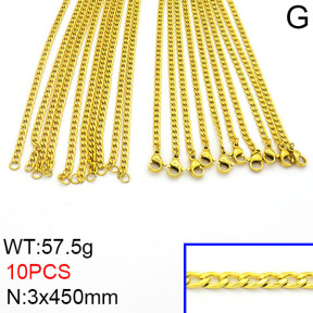 Stainless Steel Necklace  2N2000463vhov-643