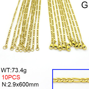 Stainless Steel Necklace  2N2000464aija-643