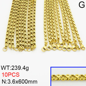 Stainless Steel Necklace  2N2000484amaa-643