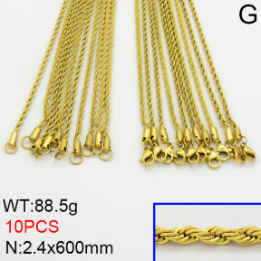 Stainless Steel Necklace  2N2000499ajvb-643