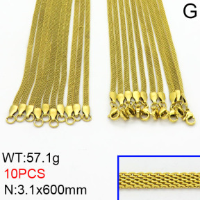 Stainless Steel Necklace  2N2000519vila-643
