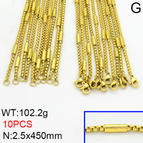 Stainless Steel Necklace  2N2000522aiov-643