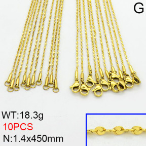 Stainless Steel Necklace  2N2000529aiov-643