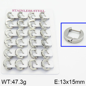 Handmade Polishing Stainless Steel Earrings  2E2000293ajoa-689