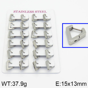 Handmade Polishing Stainless Steel Earrings  2E2000295ajoa-689