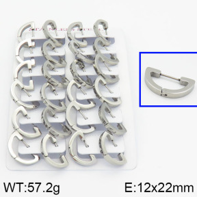 Handmade Polishing Stainless Steel Earrings  2E2000302ajoa-689