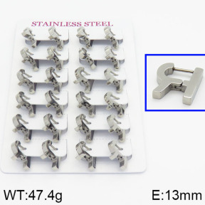 Handmade Polishing Stainless Steel Earrings  2E2000306ajoa-689
