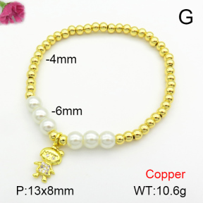 Fashion Copper Bracelet  F7B400365ablb-L024
