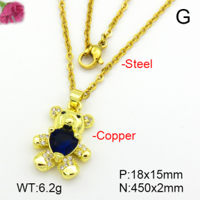 Fashion Copper Necklace  F7N400835aajl-L024