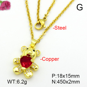 Fashion Copper Necklace  F7N400836aajl-L024