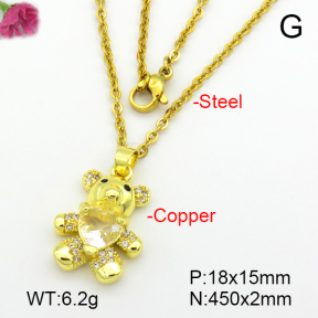 Fashion Copper Necklace  F7N400837aajl-L024