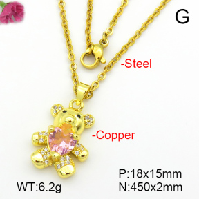 Fashion Copper Necklace  F7N400838aajl-L024