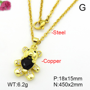 Fashion Copper Necklace  F7N400840aajl-L024