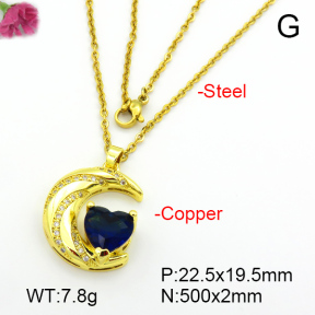 Fashion Copper Necklace  F7N400841baka-L024