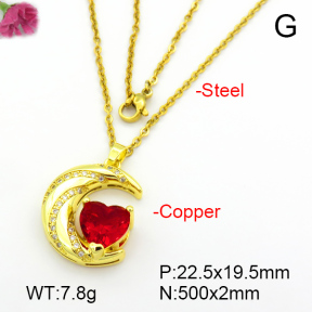 Fashion Copper Necklace  F7N400842baka-L024