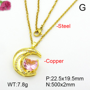 Fashion Copper Necklace  F7N400843baka-L024