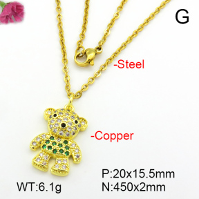 Fashion Copper Necklace  F7N400847baka-L024
