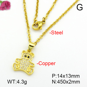 Fashion Copper Necklace  F7N400850aajl-L024