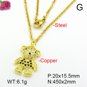 Fashion Copper Necklace  F7N400851baka-L024