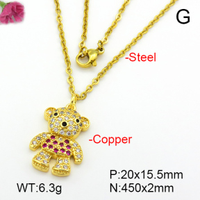Fashion Copper Necklace  F7N400852baka-L024