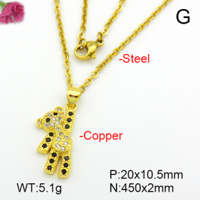 Fashion Copper Necklace  F7N400854avja-L024