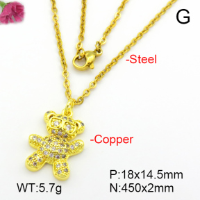 Fashion Copper Necklace  F7N400855aajl-L024