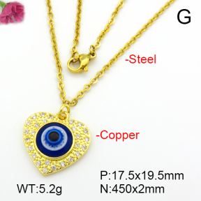 Fashion Copper Necklace  F7N400856aajl-L024