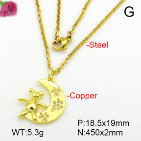 Fashion Copper Necklace  F7N400857avja-L024